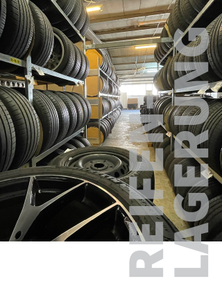 Reifenmontage und Einlagerung